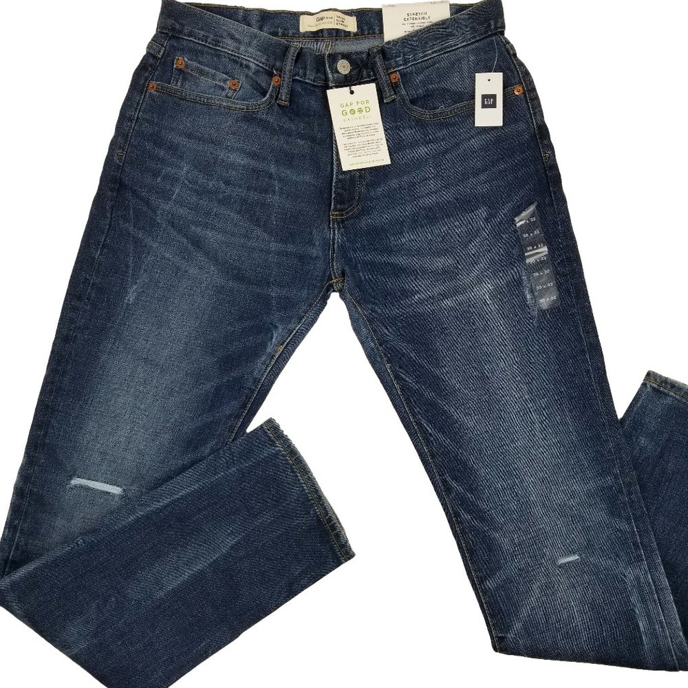 Gap Men's Jeans, Stretch Slim, Mid Rise